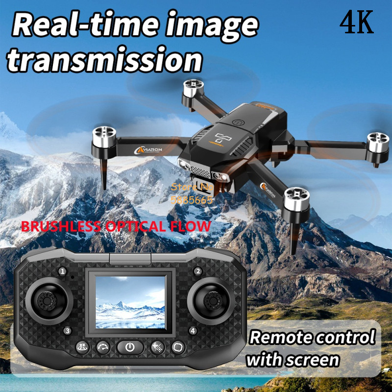 Drone Controller Screen - 4K Dual Camera Optical Flow Brushless
