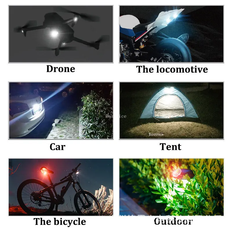 1/2Pcs Wireless LED Strobe Lig - Drone Strobe Light recension och pris