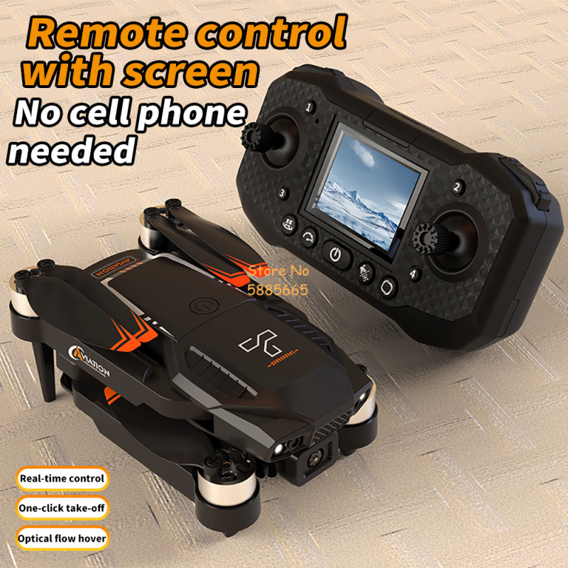 4K Dual Camera Optical Flow Br - Drone Controller Screen recension och pris