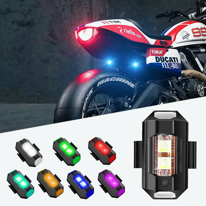 4x Remote LED RGB Anti-collisi - Drone Strobe Light recension och pris