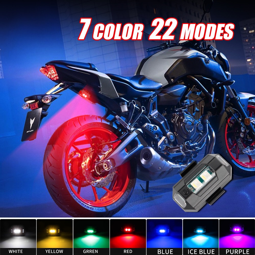 4x Remote LED RGB Anti-collisi - Drone Strobe Light recension och pris