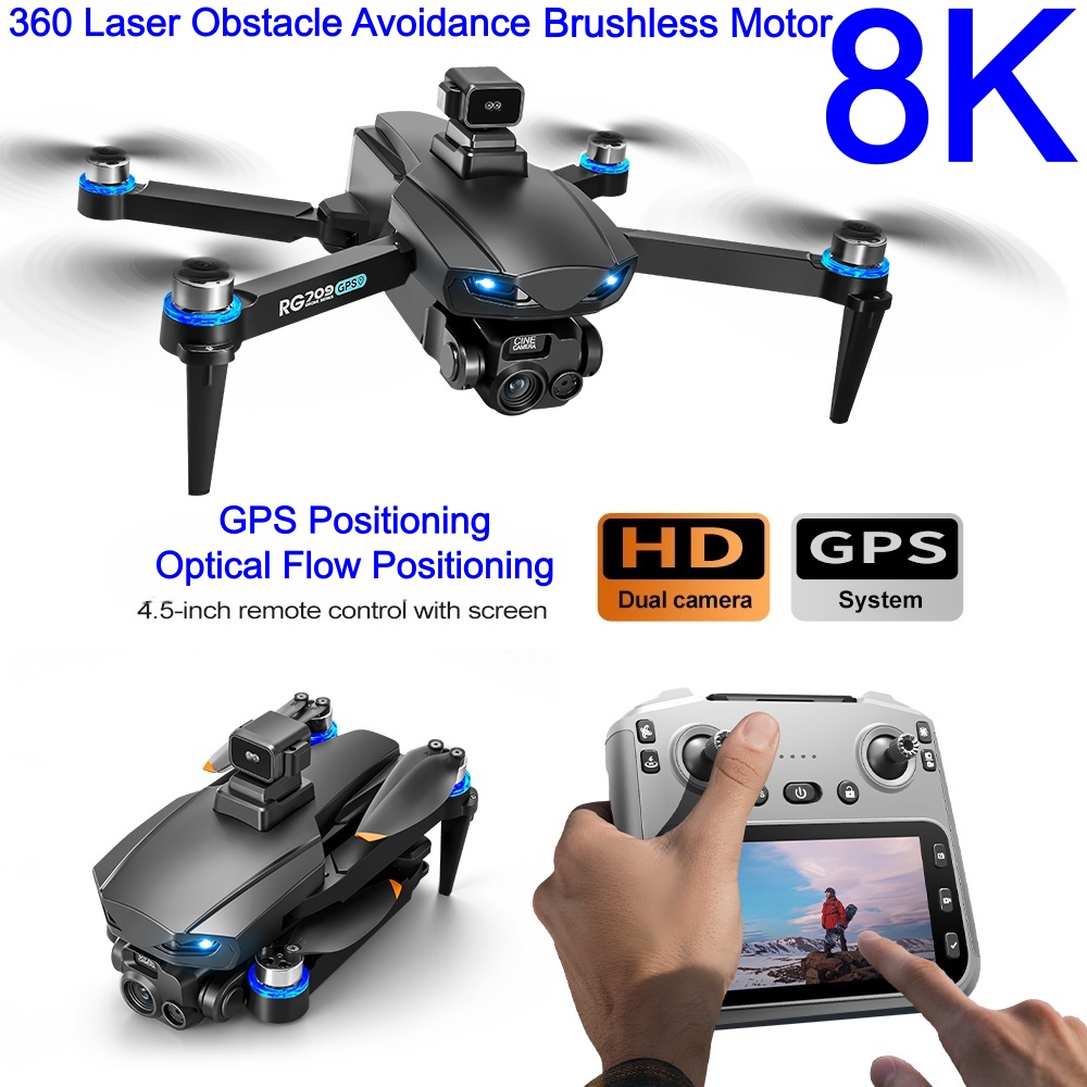 NEW 8K Drone With HD Camera La - Drone Controller Screen recension och pris