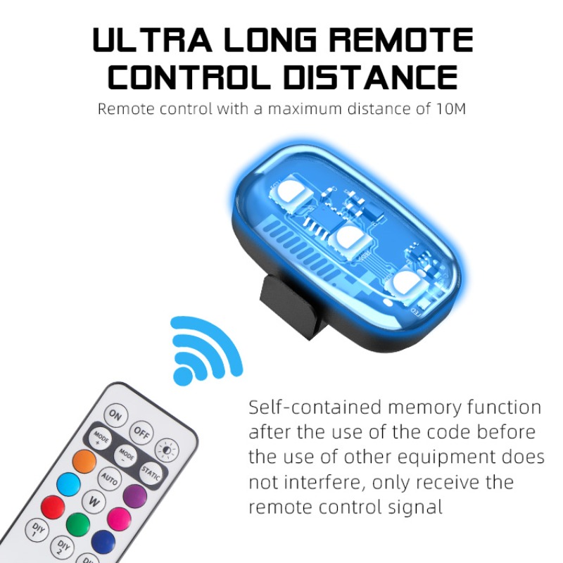 Drone Motorcycle RGB LED Strob - Drone Strobe Light recension och pris